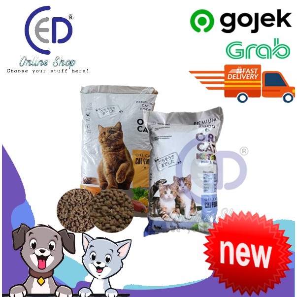 Makanan kucing ori cat adult &amp; kitten 20Kg ( gosend &amp; grab )