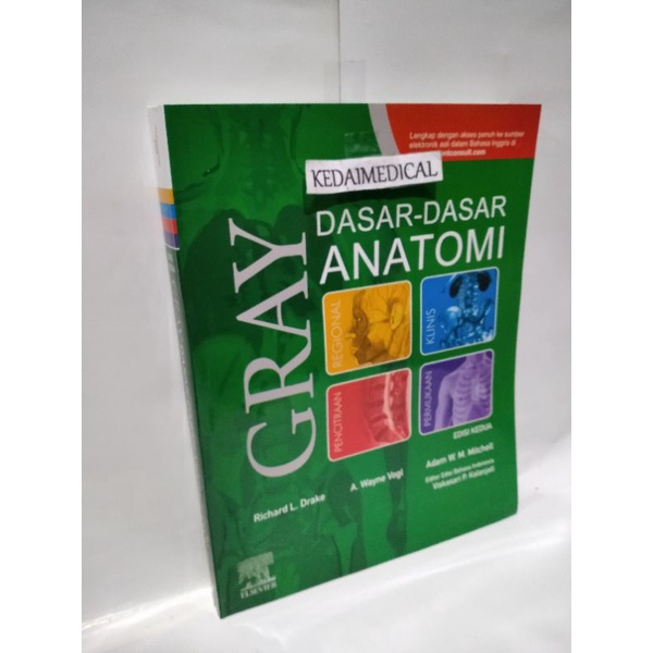 (ORIGINAL) BUKU GRAY DASAR-DASAR ANATOMI EDISI 2 FULL COLOUR