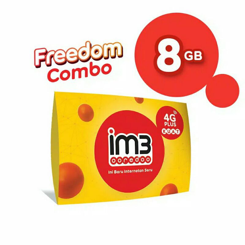 Kartu Perdana Indosat Freedom Kuota 8Gb