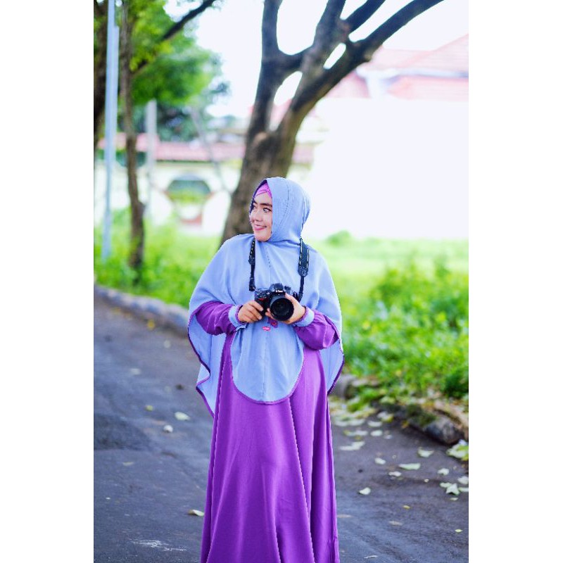 GAMIS AULIA GHAISANI VIVID PURPLE