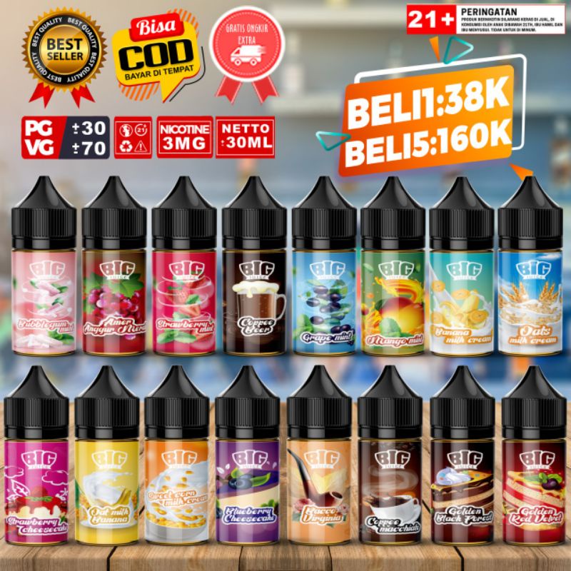 LIQUID Freebase LIQUIDS FREEBASE N.IC 3MG PROMO BEBAS PILIH RASA