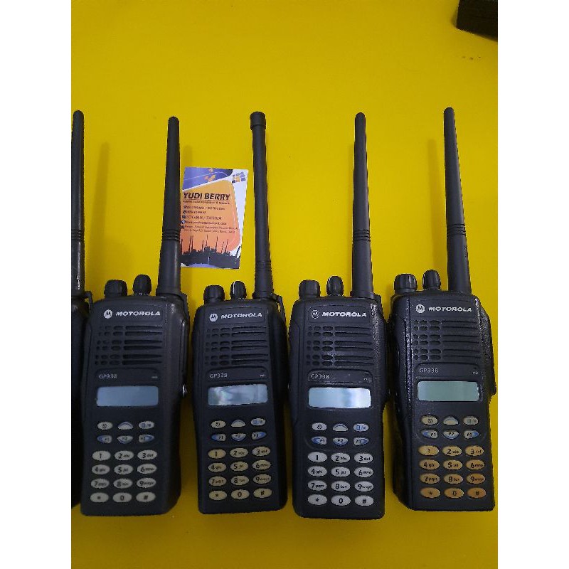 Motorola gp338 vhf lengkap second ht motorola gp 338 frekuensi vhf 136 mhz sd 174 mhz original asli 