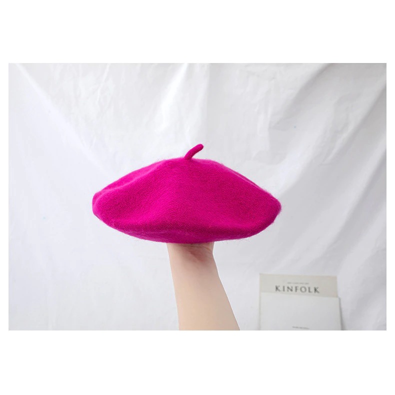 Topi Wanita Korea Kekinian Fashion Baret Cap Girl Wool TERBARU K1