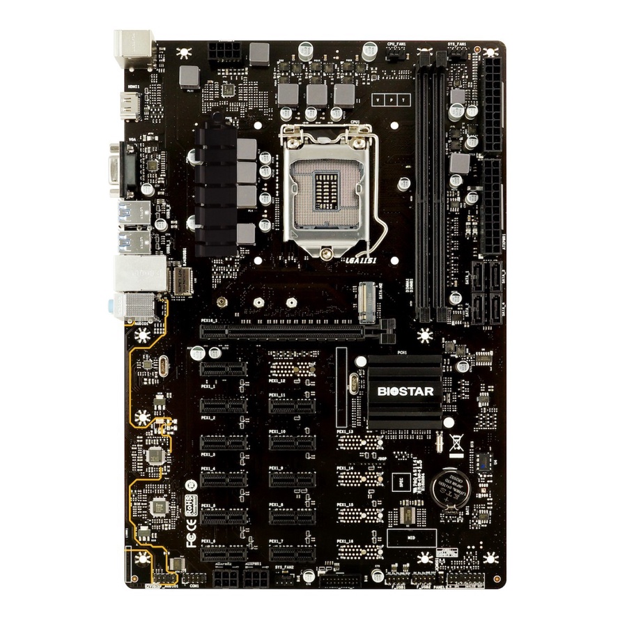 Biostar TB360-BTC PRO 12 Slot Mining Motherboard - LGA1151