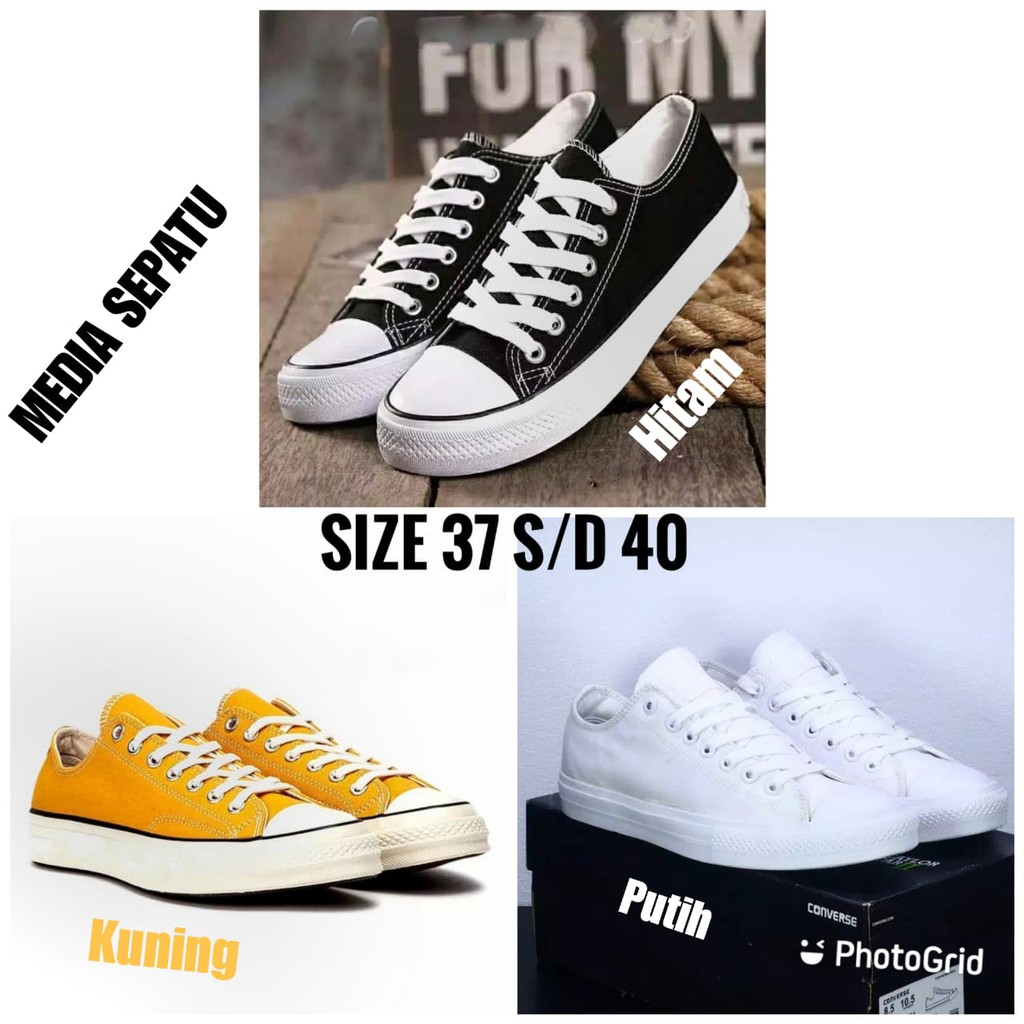 PROMO !!! Sepatu star clasic Pria Wanita Low Termurah