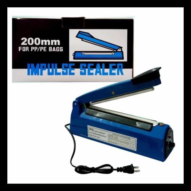 Mesin Press Sealer Plastik PP PE - Impulse Sealer 200mm