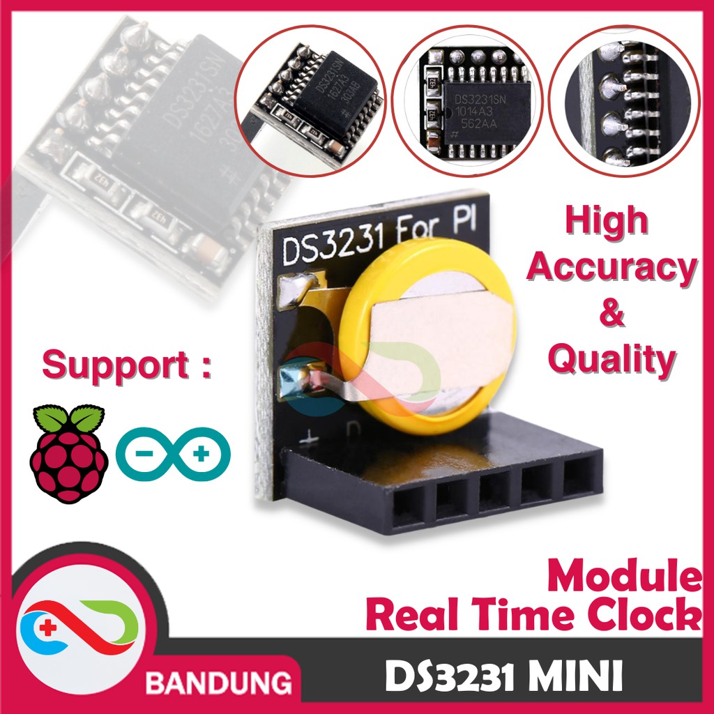 DS3231 MINI RTC RASPBERRY PI ARDUINO REAL TIME CLOCK MODULE