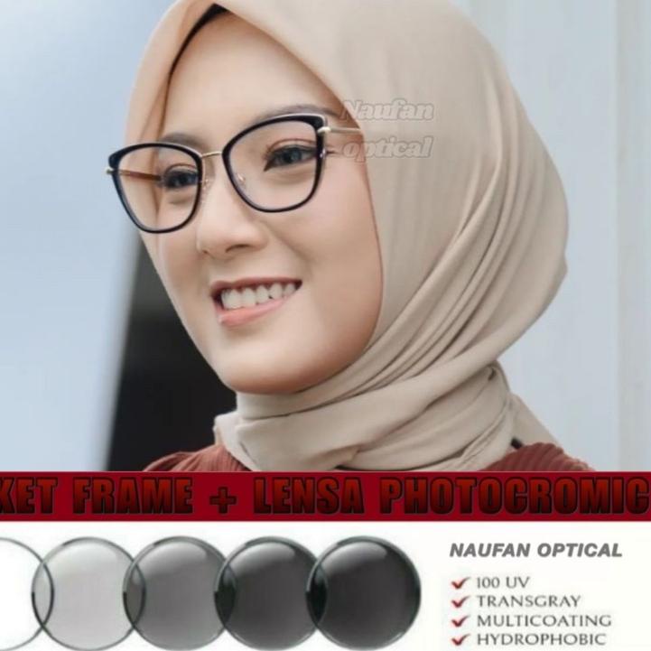 Menarik.. frame kacamata wanita / kacamata minus wanita / kacamata minus/ kacamata minus Photocromic