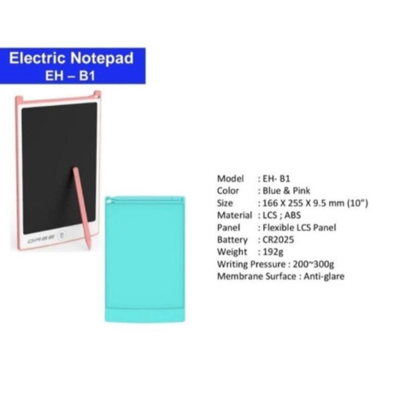 

OASE ELECTRONIC NOTEPAD EH-B1