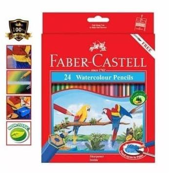

Faber Castell Pensil Warna 24 Watercolour Pencils