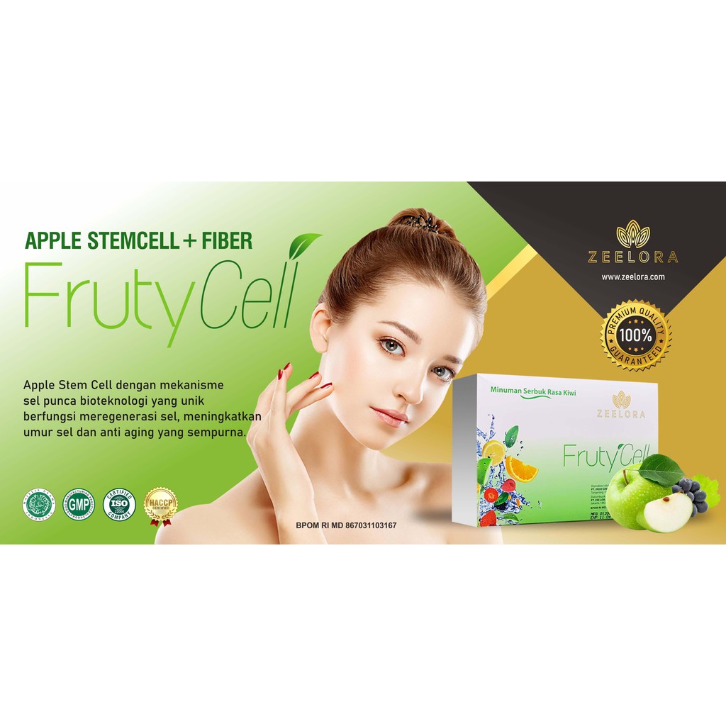 FrutyCell Zeelora - Minuman Serbuk Diet Detox dan StemCell Terbaik