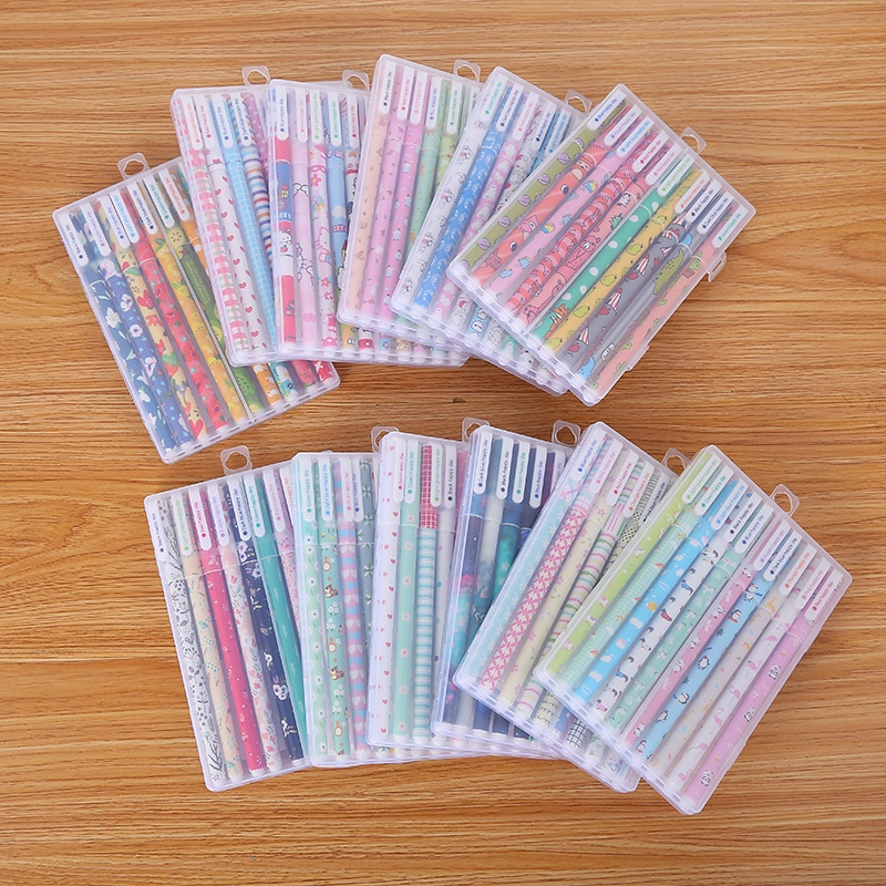 10 Pcs Pena Warna Warni Berwarna Set GMALL-ST0049