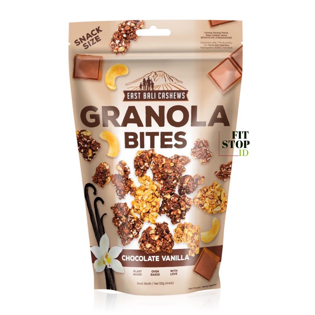 

East Bali Cashews Granola Chocolate Vanilla 400gr