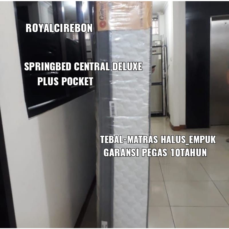 Springbed Central Deluxe Plus Pocket uk 180X200X30TEBAL (will kota cirebon) garansi resmi 10Tahun