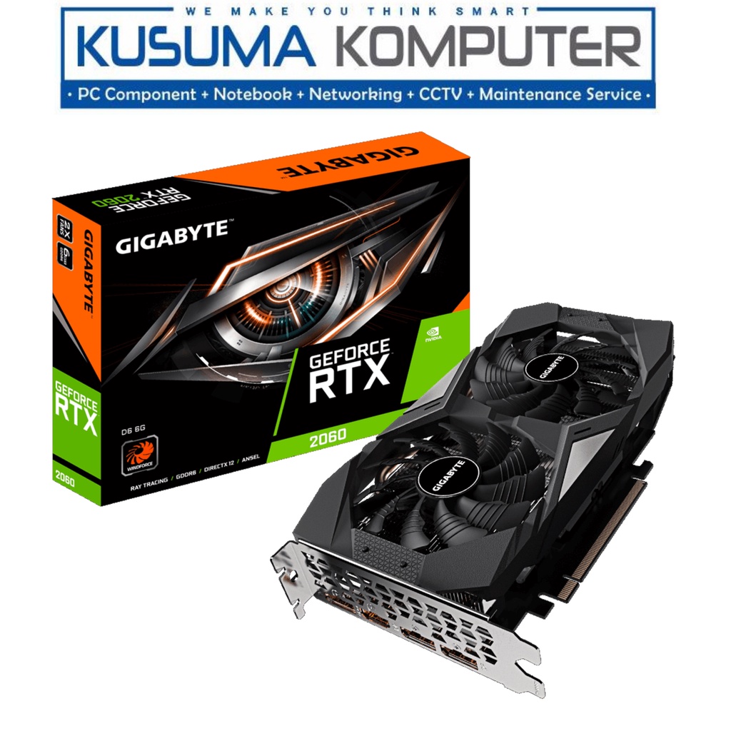 Gigabyte GeForce RTX 2060 6GB GDDR6 GV-N2060D6-6GD 2.0