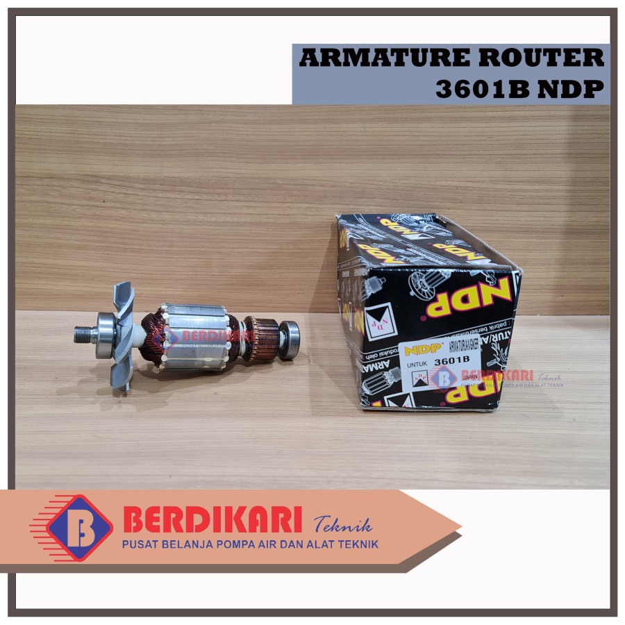 NDP ARMATURE ANGKER 3601B UNTUK MESIN ROUTER MAKITA TYPE 3601 B