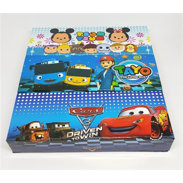 

Kotak Pensil Karton Motif Frozen- Hellokitty- Tayo- Cars- Tsumtsum