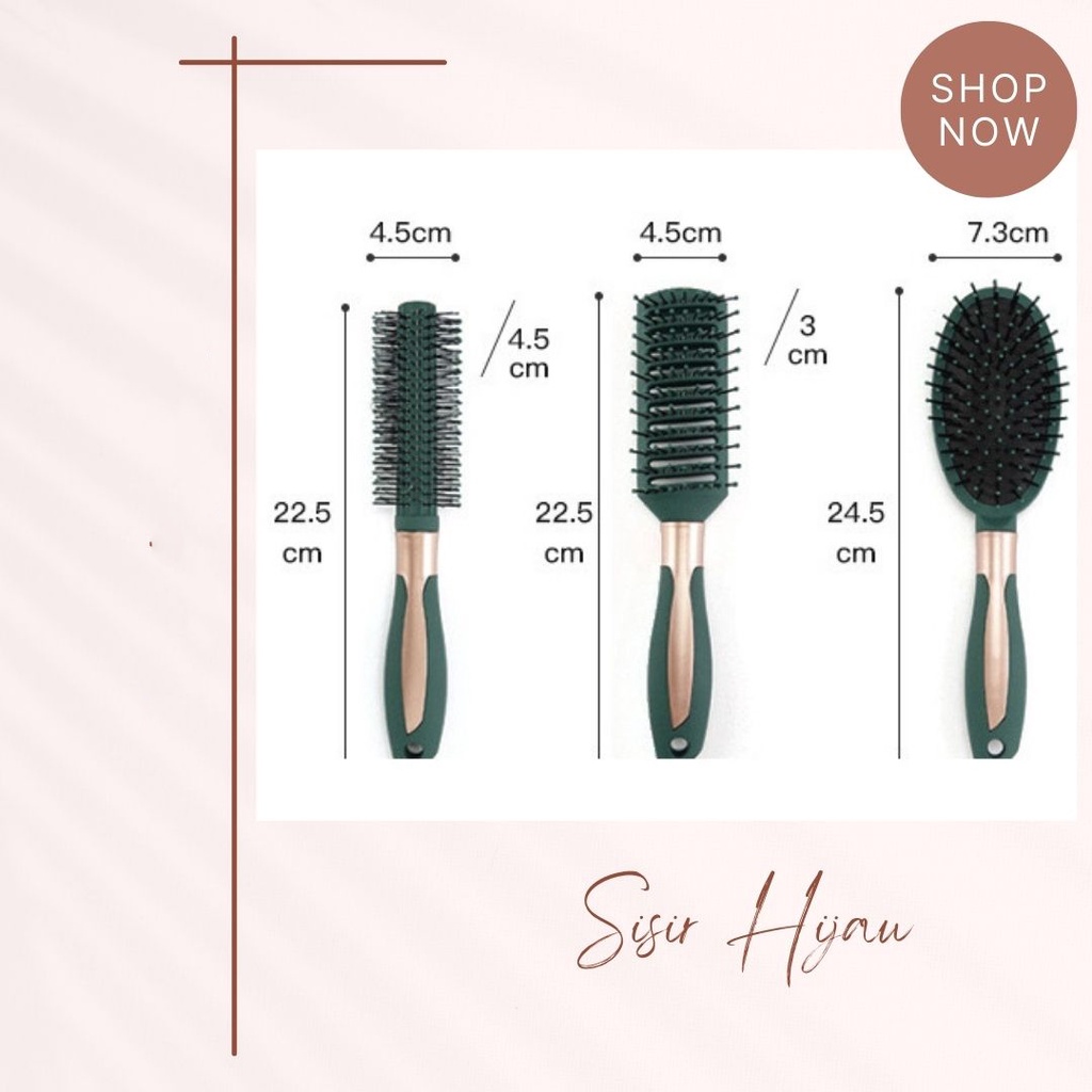 SISIR RAMBUT SISIR ANTI KUSUT SISIR PIJAT ANTI STATIS SISIR DETANGLER AIRBAG COMB DENGAN BANTALAN UDARA HAIR COMB MASSAGE COMB