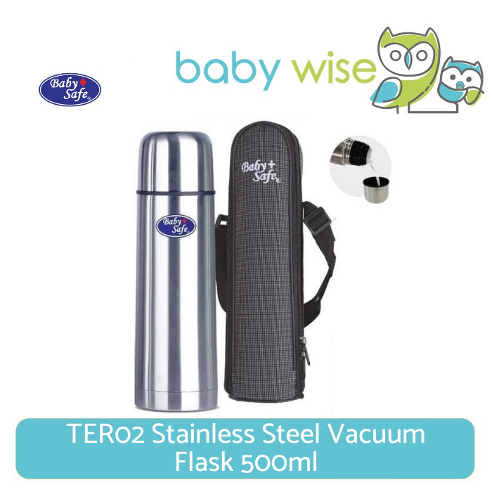 Baby Safe TER02 Stainless Steel Vacuum Flask 500ml