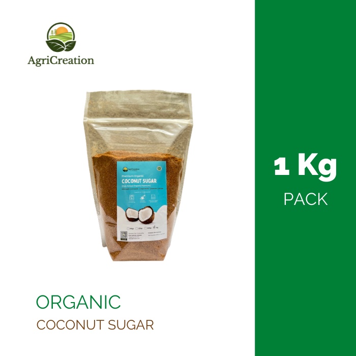 

Agricreation Gula Kelapa Organik 1Kg / Organic Coconut Sugar 1Kg / Gula Semut Kelapa 1Kg / Gula Merah Organik / Gula Jawa Organik