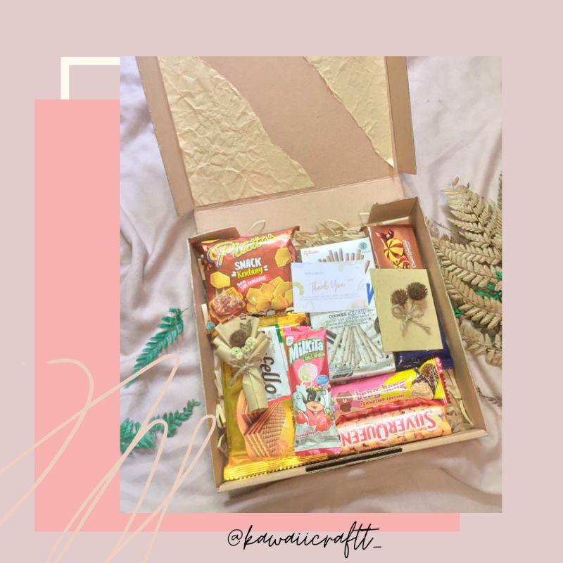 

(BACA DESKRIPSI) GIFT BOX/GIFT BOX WISUDA/HAMPERS/ HADIAH ULANG TAHUN