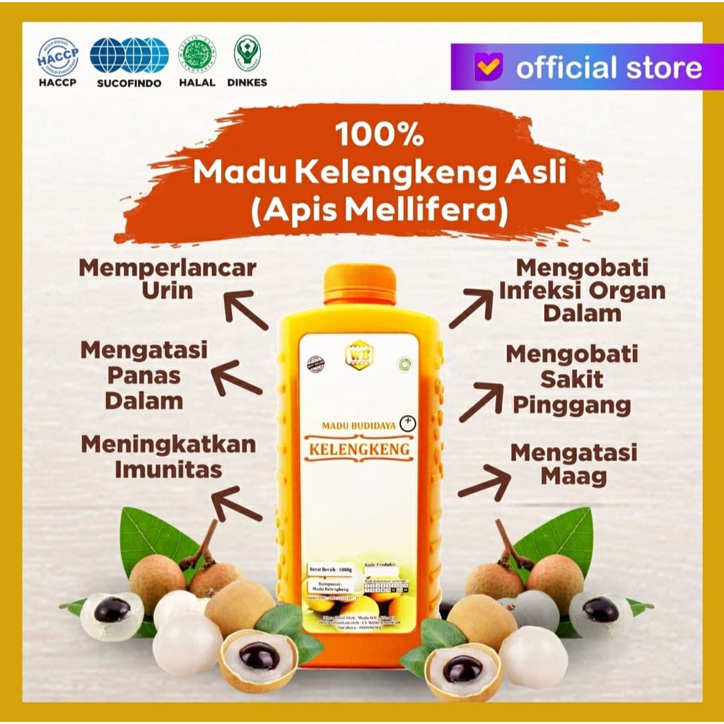 

Madu asli sari kelengkeng