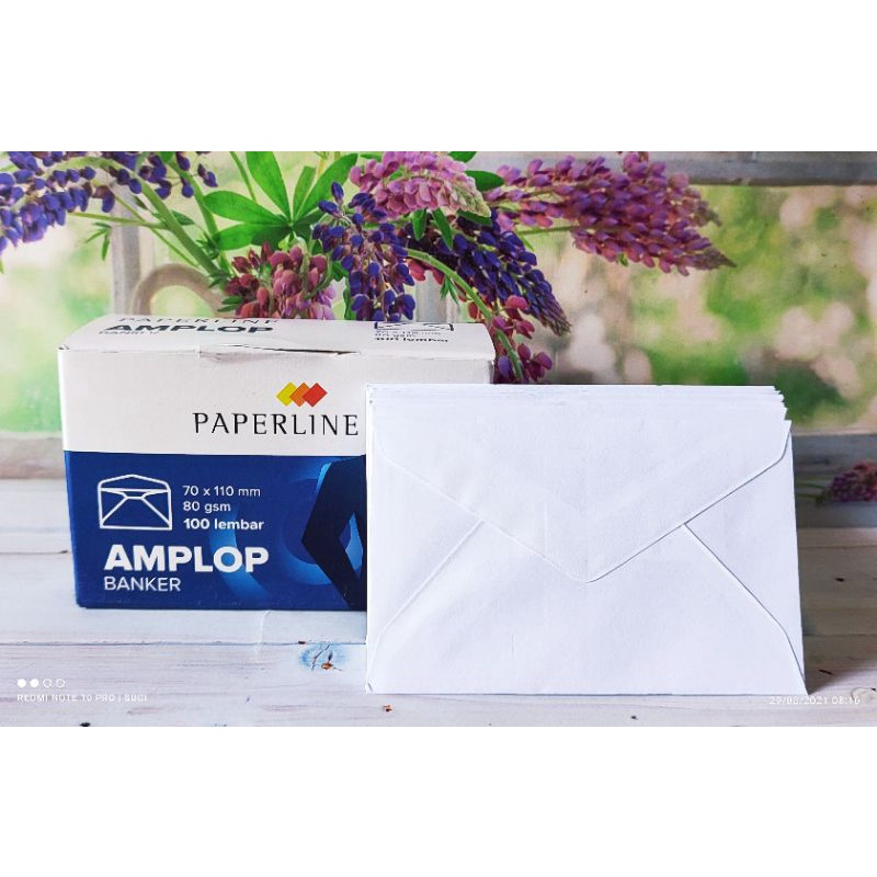 AMPLOP PUTIH KECIL / AMPLOP POLOS KECIL LEM ISI 100 LEMBAR 7x11 cm