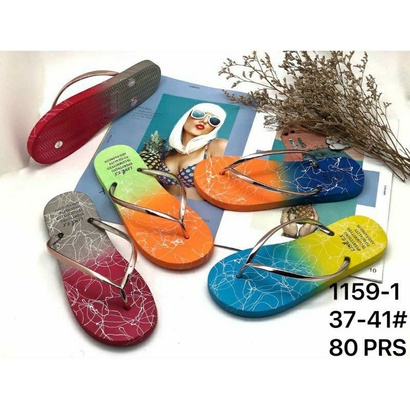 Sandal jelly jepit merk Line. T.X