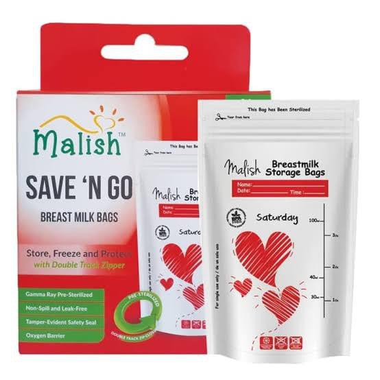 MALISH Kantong ASI / Breastmilk Storage ALL VARIANT (100ml / 120ml / 180ml)