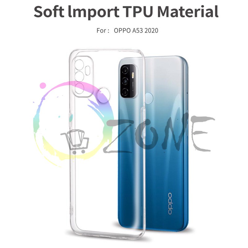 SOFTCASE TRANSPARAN OPPO A53 2020 A32 A33 2020 PREMIUM CLEAR SOFT CASE