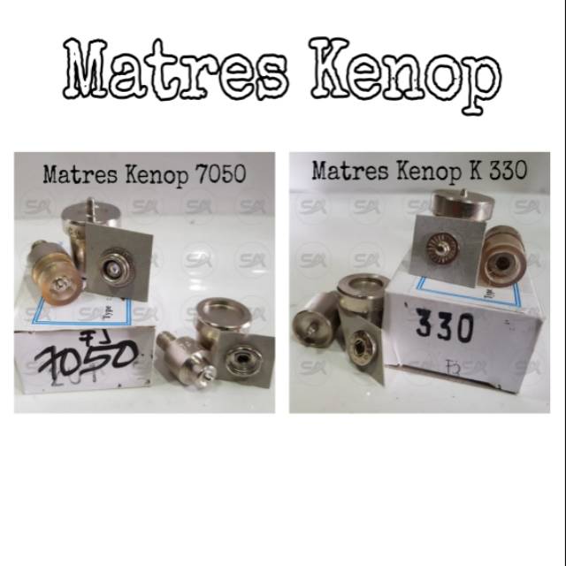 MATRES KENOP / MOLDING / ALAT PASANG KANCING CETET