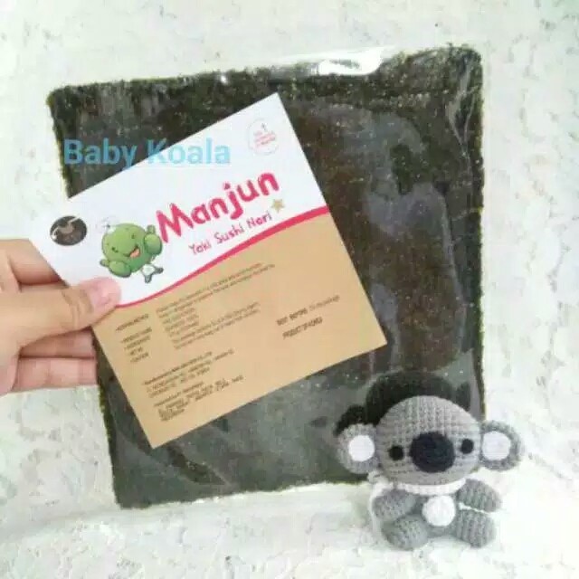 

d201nhd Nori Sushi Halal 10 Lembar | Manjun Korea Yakinori Laver Seaweed - 10 Lempar Ds201Fs