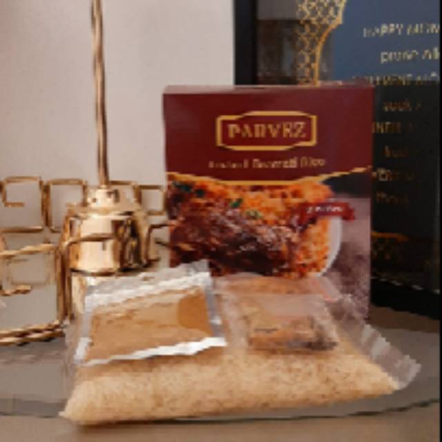 

Beras Basmati instan parvez termasuk bumbu