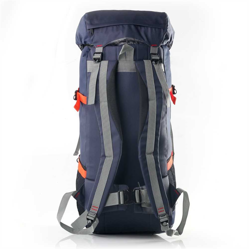 Justrue Tas Gunung Carrier 60 Liter Ransel Keril 60L Navy 109