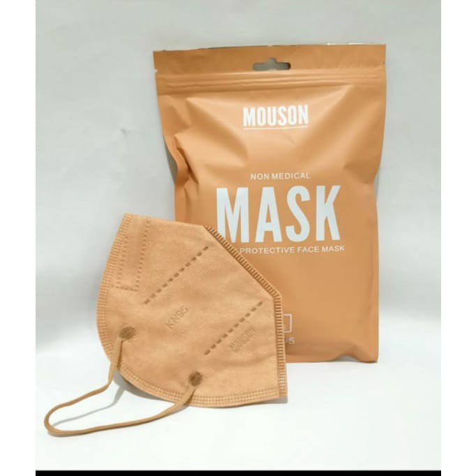 MASKER KN95 MOUSON EMBOSS / MASKER KN95 5 PLY EMBOSS / MASKER KN95 ISI 10 PCS BUNGKUS