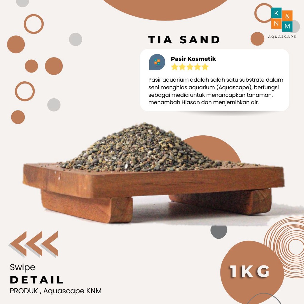 Pasir Hias Tia 1kg kosmetik cosmetic Sand Aquascape Aquarium AkuariumMedia Tanam Tanaman Tumbuhan Hias Aglonema Kaktus