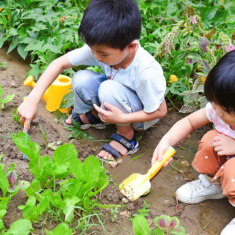 Mary Mainan Outdoor Mainan Bermain Pasir Kit Set Alat Berkebun Untuk Anak Dengan Pot Siram