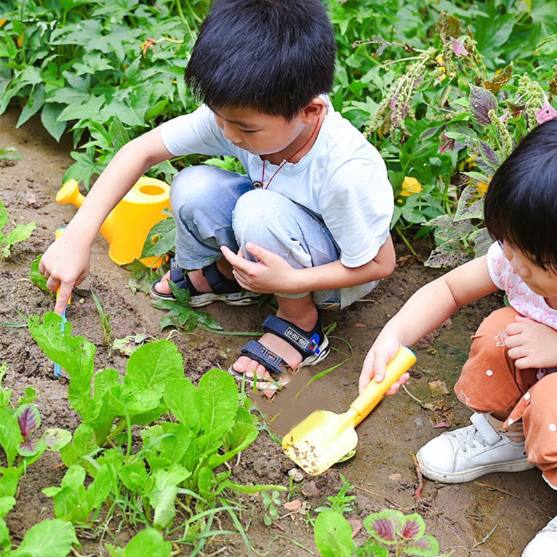 Mary Mainan Outdoor Mainan Bermain Pasir Kit Set Alat Berkebun Untuk Anak Dengan Pot Siram