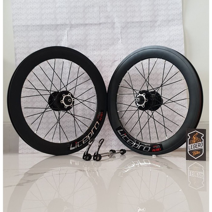 WHEELSET SEPEDA Litepro Disc Brake 16-349 Aero QR