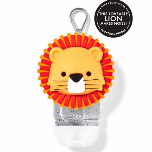 Noise Making Lion Pocketbac Holder BBW - Bath &amp; Body Works