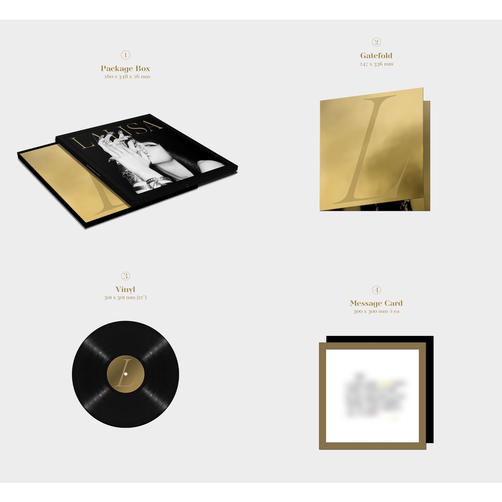 [OFFICIAL YG SELECT] LISA FIRST SINGLE VINYL LP LALISA [LIMITED EDITION]