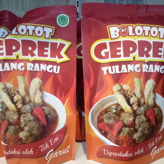 

Boci tulang rangu bolotot geprek