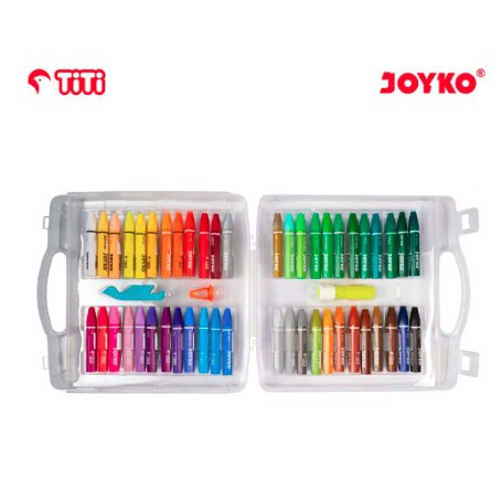 IDOLAKU Oil Pastel Crayon Minyak Joyko TiTi OP-48S 48 Warna Colours / Crayon