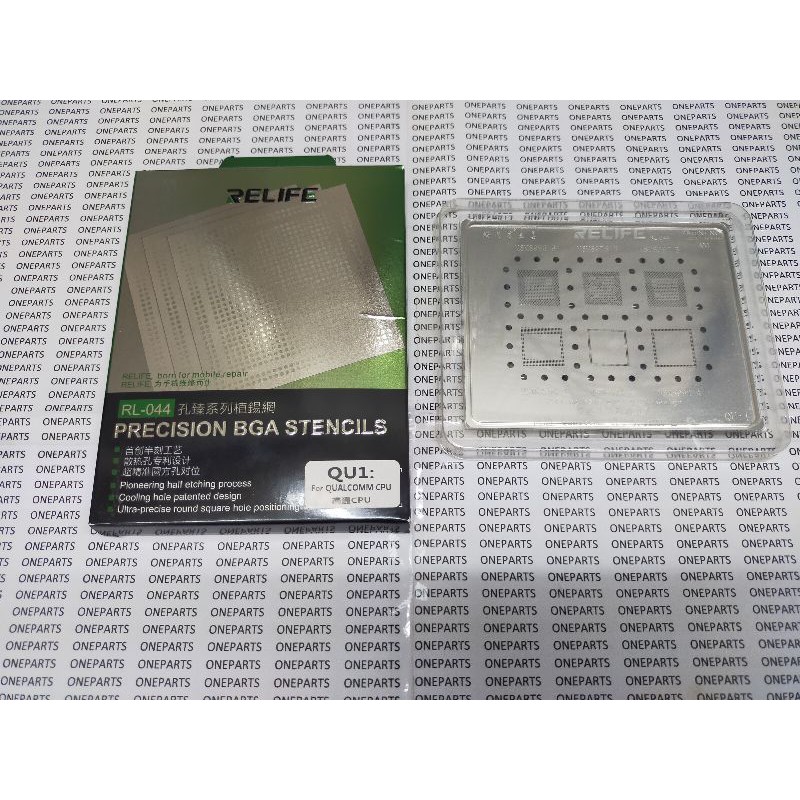 TOOLS CETAKAN IC BGA STENCILS RELIFE RL-044 QUALCOMM CPU QU 1