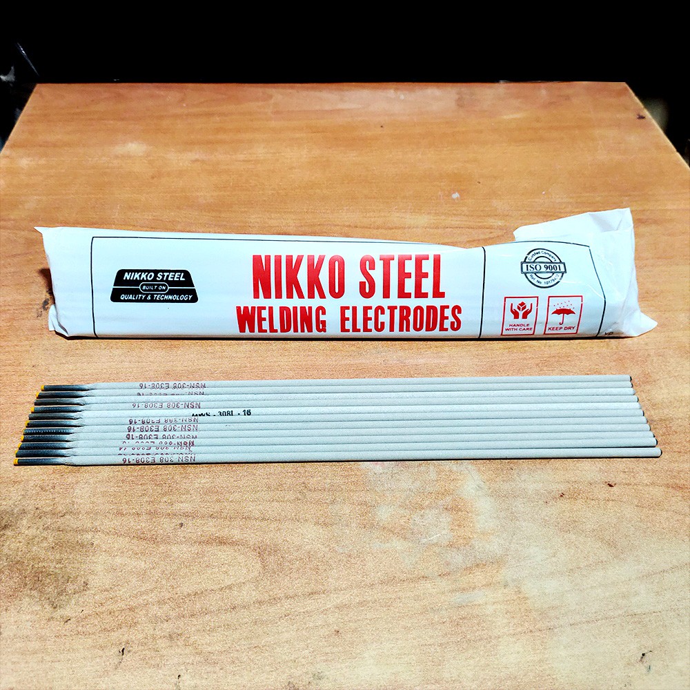 KAWAT LAS STAINLESS STEEL WELDING ELECTRODES 2.6 X 30 MM KEMASAN 1 KG