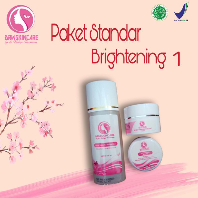 Krim flek Paket obat Flek hitam BPOM whitening Brightening Drw skincare bumil
