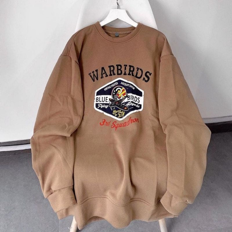 Warbirds sweater outerwear basic fashion remaja