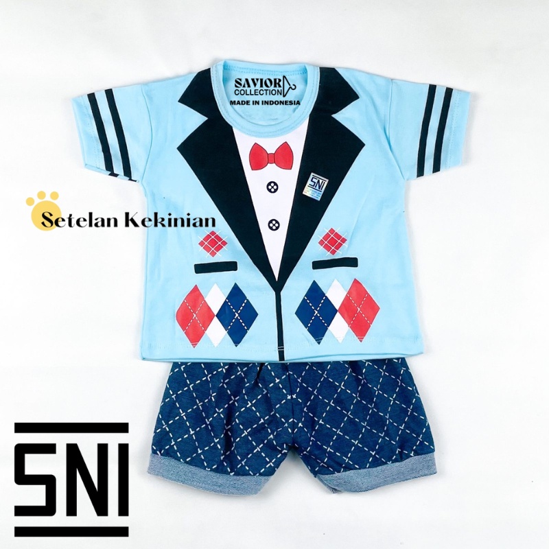 Set Baby Boy 0-12bln Tuxedo Jas Anak Keren Pesta Setelan Anak Laki Laki Cowok Keren Murah Lucu