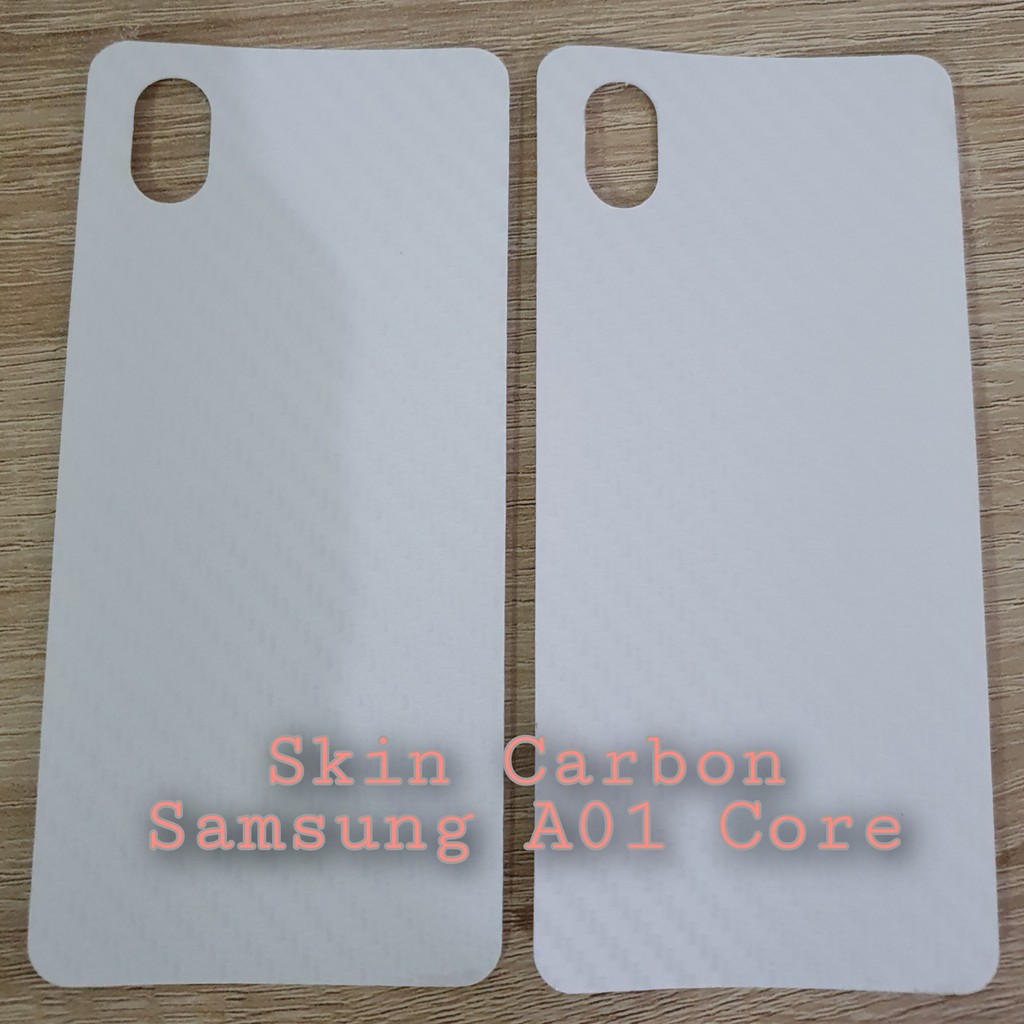 Skin Carbon Samsung A01 Core - Back Skin Handphone Protector