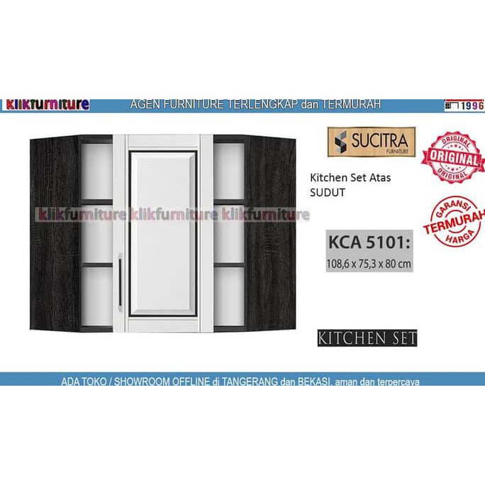 Kca 5101 Sucitra Kitchen Set Sudut Atas
